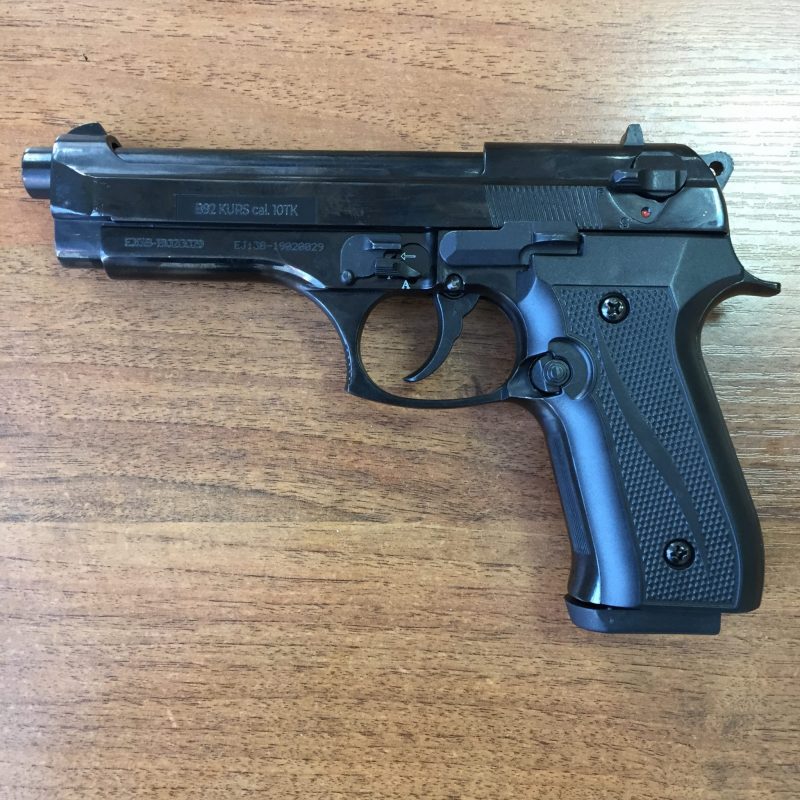 Пистолет охолощенный Beretta 92 СО - Черный