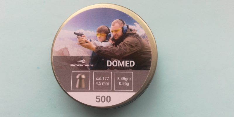 Пули Borner "Domed", 4,5 (500 шт.) 0,55гр.